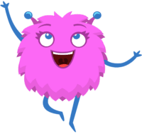 fluffy pink creature
